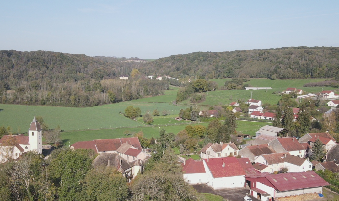 Cirey les bellevaux, images vues du ciel